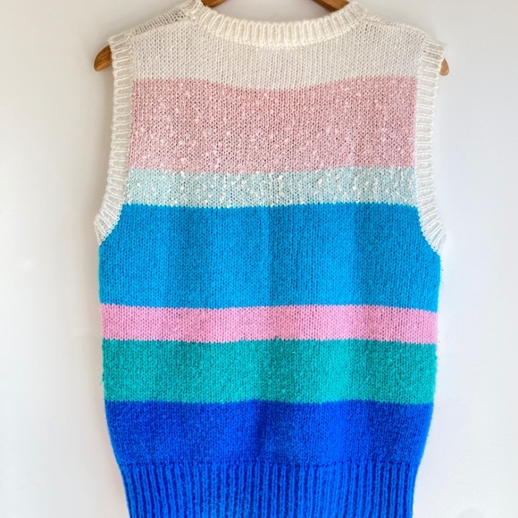 Vintage cottage core sunny day sweater vest - Picture 2 of 6